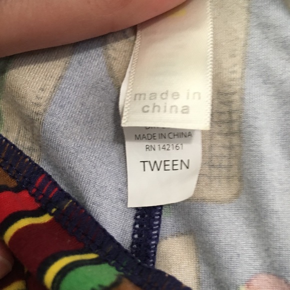 Hamburger LulaRoe leggings - Picture 4 of 5